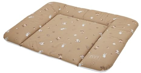 Meyco Wickelauflage 72x85cm komfortable Wickelunterlage Forest Animals | Oeko Tex zertifiziert - Made in Europe - Wickelmatte - super soft & hautfreundlich - wasserabweisend & leicht abwischbar