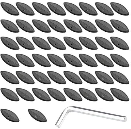 Aniyaa 50Pcs P15 Plywood Fastener Biscuit Joiner Tenons Tool Woodworking -Connector Disassembly and Assembly Part
