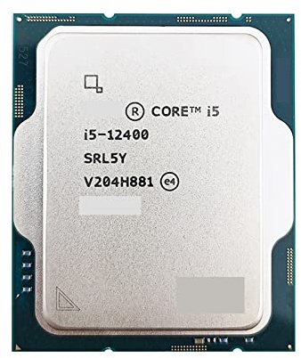 C I5-12400 I5 12400 Processeur CPU 6 cœurs 12 fils 2,5 GHz 10 NM L3 = 18 M 65 W LGA 1700 mais sans refroidisseur
