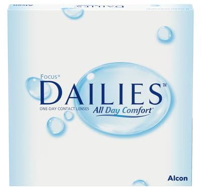 Focus Dailies All Day Comfort Tageslinsen | 90 Stk | +02.50 dpt | Weiche Tageslinsen erfrischen die Augen den ganzen Tag. Mit BC 8.6 mm und DIA 13.8 mm