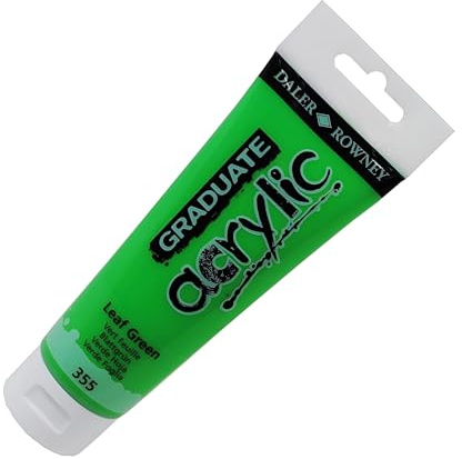 Daler Rowney Acrylic Paint Graduate Green Leaf 120ml