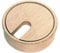 Oak Maple Beech Desk Tidy Cable Grommet - Laquered or Unlaquered. (Oak Laquered, Wood)