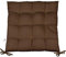 CelinaTex Yoyo Sitzkissen 40 x 40 cm braun Gartenstuhlkissen mit Bänder Sitzauflage Garten Balkon Terrasse