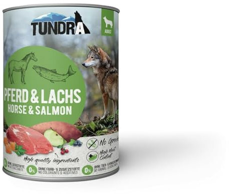 Tundra Hundefutter mit Pferd Nassfutter - getreidefrei (800g)