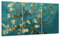 ConKrea Quadro su Tela Canvas - INTELAIATO - Pronto da Appendere - Ramo di MANDORLO Fiorito per Van Gogh - 100x50cm (cod.296)