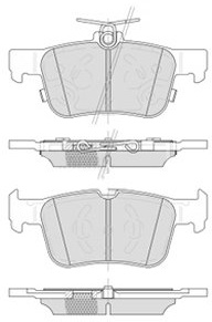 Borg & Beck BBP2509 Rear Brake Pads To Fit Ford Galaxy S-Max 05/15-