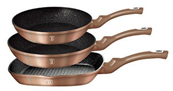 Berlinger Haus Touch Drei Stück Frypan Set II Rosegold