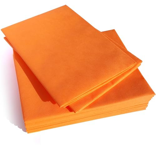 Dr. Güstel Waschfaserlaken ACTIV 160 x 210 cm orange 5 Stück hygienische Massageliegen Auflagen