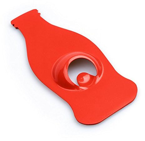balvi Flaschenöffner Soda Farbe rot Magnetisch In Flaschenform Edelstahl 21 cm
