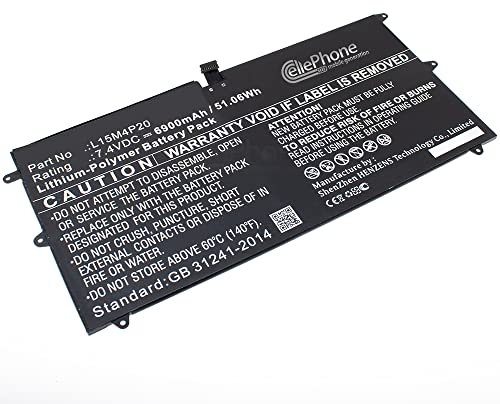 cellePhone Akku Li-Polymer kompatibel zu Lenovo Yoga 4S 900S-12ISK - 6900mAh / 7,4V