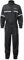 JDC Motorcycle Waterproof Rain Suit Over Suit 1PC - SHIELD - Black - XXL - Long Leg (34)