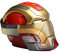 NTT Creative Ashtray with Lid The Avengers Iron Man Mask Helme Resin Ashtray Container Home Outdoor Cigar Holder (Color : Red)