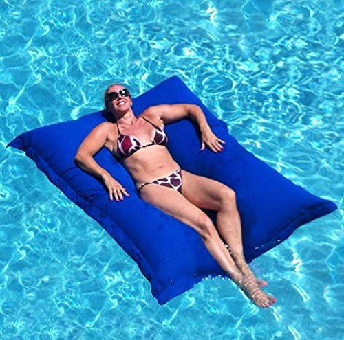 rostsp Bodenkissen Schwimmender Sitzsack Im Pool Innen/Außen wasserdichte Lounge/Stuhl/Sofa (Ohne Füllstoff)-4