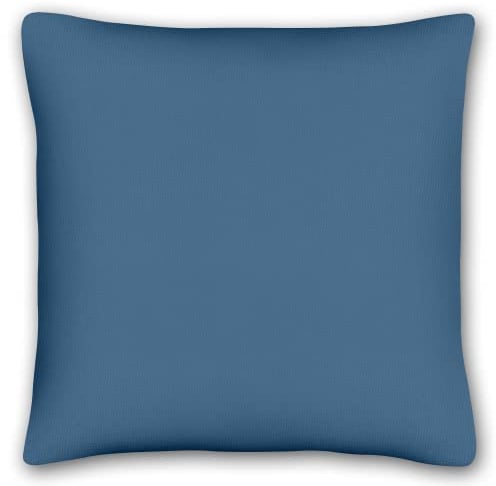 KiGATEX Kissenbezug für Dekokissen, Rauchblau, 40x40cm, 100% Baumwolle | Weiche Kissenhülle für Sofa, Bett und Wohnbereich, pflegeleicht waschbar, langlebig und vielseitig kombinierbar