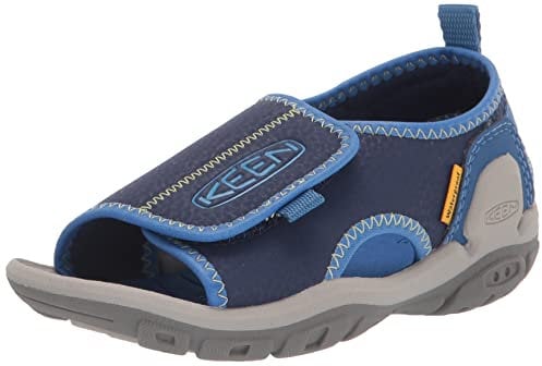 KEEN Unisex Kinder-Sandale Knotch River Ot, Helles Kobaltblau, 32/33 EU