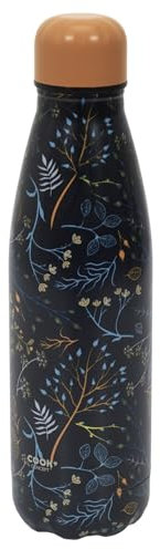 COOK CONCEPT - KA4968 - Bouteille Isotherme Fleurie Coffret 50 cl