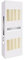 Nipter Stabkerzen Elfenbein, Tafelkerzen Spitzkerzen, Höhe 24,5 cm, Durchmesser 2,3 cm, geruchsneutral, Brenndauer 7h, Set 30 Stück (3 Boxen)