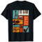 Jazz Snare Piano Music Jazz Band Musiker Saxophon Trompete T-Shirt
