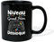 Spreadshirt Niveau Grand Frère Débloqué Annonce Grossesse Geek Gaming Nerd Game Tasse Mug, taille unique, noir