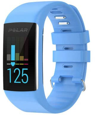 Strap-it Silikonarmband Blau - Passend für Polar A360 / A370 - Armband für Smartwatch - Ersatzarmband