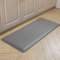Carvapet Antideslizante Alfombra de Cocina Anti Fatiga Alfombrillas 20MM de Grosor Alfombrillas de Cocina PVC Impermeable Alfombra de Corredor(Gris,44x99cm)