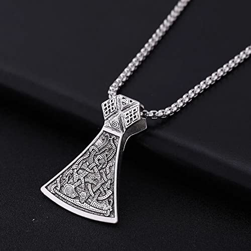 DFRIZ Halskette anhänger schmuck Slawische Thor Hammer Wikinger Axt Perun Anhänger Halsketten Wikinger Amulett Männer und Frauen Schmuck
