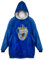 Harry Potter Ravenclaw Oversize-Decke Hoodie Blau, blau, Einheitsgröße
