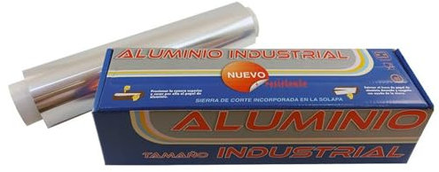 Almericorp Rouleau de papier d'aluminium industriel 30 cm de 1,2 kg pour cuisine, alimentation, industrie, coiffure.