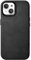 Woodcessories - Leder Case kompatibel mit iPhone 14, iPhone 13 Hülle Leder schwarz - Veganes Leder aus Aloe Vera