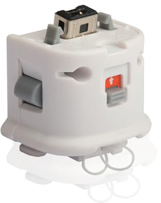 obqo 1pcs Motion Plus Adapter Attachment for Wii Remote Controller (White)