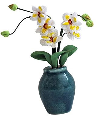 TOPBATHY Topfpflanze Magnolie Mini-Topfpflanzen -Modellpflanzen Dekoration Schlafzimmer Bedroom Decor Minitöpfe Miniaturdekoration Spielhaus dekor dekoratives Bonsai-Modell Blumen