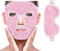 Masque chaud et froid pour le visage,réduit les gonflements,élimine les cernes sous les yeux et atténue les cernes,soulage les maux de tête,illumine la peau(masque facial rose+masque pour les yeux)