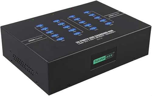 Bitcoin Merch 20 Port USB Hub for Compac F and Other USB Miners 200w