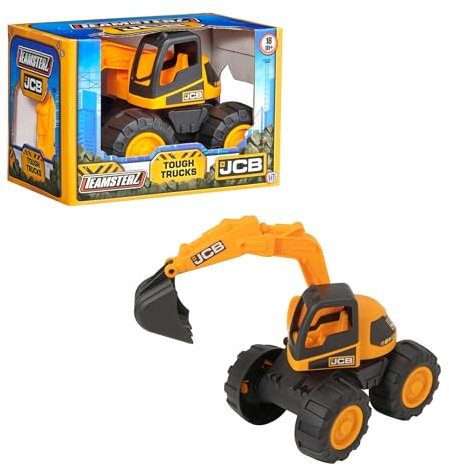 Teamsterz Pelle JCB 7 Pouces | Véhicules de Jeu de Construction JCB | Jouets pour véhicules de Construction d'intérieur, d'extérieur et de bac à Sable | Figurines et véhicules de Jeu pour Enfants |