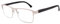 tide Optical Edelstahl Lesebrille für Herren – unzerbrechliche, blaues Licht blockierende Computer-Lesebrille für Herren (Silber+3.5x)
