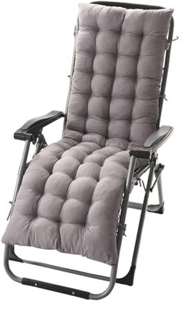 KMDZDZGS Freizeitstuhlkissen, Gartenstuhlauflagen Hochlehner, Verdicktes Rattan-Stuhlkissen, Sofakissen, Bankkissen für den Innen- und Außenbereich, Atmungsaktives Banksitzkissen (Grau)