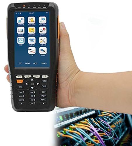 lwjunmm Fibe Optic Tester,TM600 VDSL2.Basisversionstester,unterstützt ADSL VDSL2 (ADSL/VDSL/DMM/Telefonfunktion,unterstützt 8a 8b 17a).