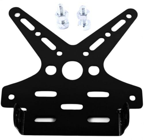 Hrippy Motorrad-nummernschild-Rahmen Hinten, Aluminiumlegierung, Motorrad-nummernschild-Halterung, Angepasster Nummernschild-Halter Für Roller