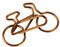 20 Stück Metall-Fahrradform, Metall-Büroklammer, Büroklammer, Fahrrad-Büroklammern, Büroklammern, Büroklammern, Kaffeefarbe, Lesezeichen, Büro, Schule, Schreibwaren