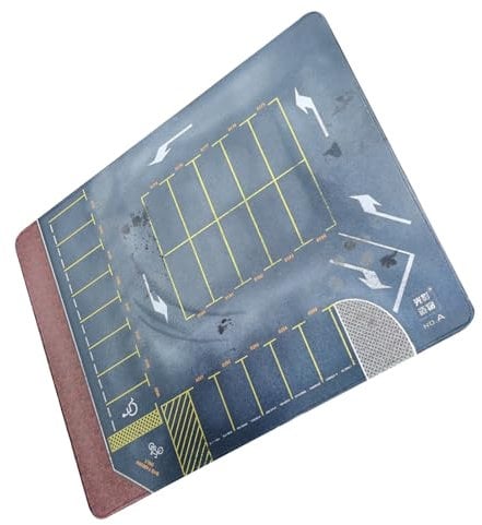 Tapis de souris pour clavier d'ordinateur 1:64 Tapis de stationnement modèle voiture tapis de souris paysage