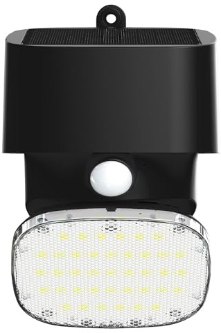 BRILOCK Solarstrahler, leistungsstarke Beleuchtung, LED, 2000 lm, weiß, mit Bewegungsmelder, Höhe 15 cm