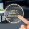 Adesivi personalizzati in lamina d'oro trasparente trasparente adesivo personalizzato per aziende logo e nome adesivi di ringraziamento adesivi rotondi in lamina (trasparente)