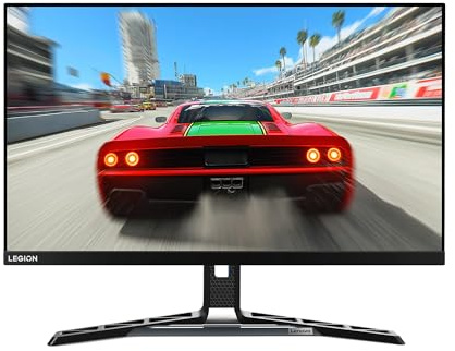 Lenovo Legion Y27qf-30 Gaming Monitor, 27” QHD Display, 250Hz, 0.5ms Response, AMD FreeSync Premium, 400 Nits, Lift/Tilt/Pivot/Swivel Stand, HDMI 2.1 and DisplayPort 1.4, 400 nits, Raven Black