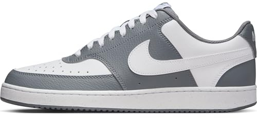 Nike Herren Court Vision Lo Freizeit-Schuhe, Cool Grey/White/White, 47