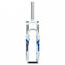 KANGXYSQ 26 Pollici MTB Forcella Ammortizzata Aerea Controllo delle Spalle 1-1/8 QR 9mm Forchette Anteriori di Bike Viaggia 100mm Controllo Manuale Freno A Disco V(White Blue)