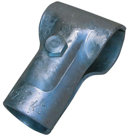 T-Schelle Rohrschellen, 2-teilig, feuerverzinkt inkl. 1 Schraube + Mutter (1 1/2 x 2 (48x60mm))