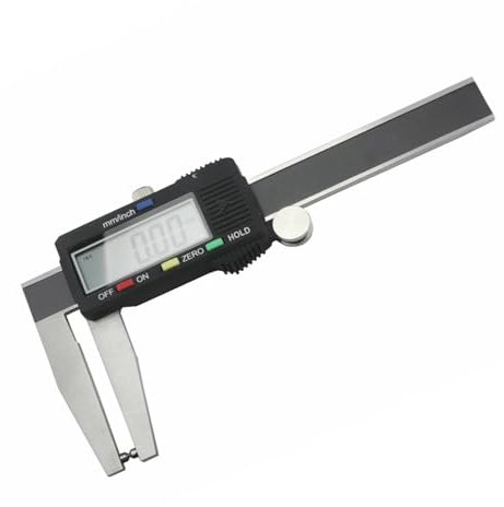 Mikrometer, 0-60 Mm Edelstahl Digital Bremsscheibe Messschieber Elektronische Bremssattel Disk Messschieber Reifendickenmessgerät Lineal(Digital type)