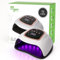 LAC FOR YOU Lampada UV Led Unghie 72 LED 365 + 405 nm – Fornetto Unghie Semipermanente con Sensore Automatico, 4 Timer, Low-Heat, Base Rimovibile, Display LCD – UV Lamp Mani & Piedi