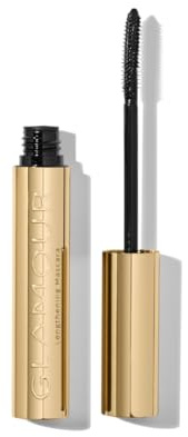 AYU Glamour Lengthening Mascara – Ultra Black Formula to Curl, Volumise & Lengthen Lashes with Natural Definition – Washable, Easy Removal with Warm Water – Everyday or Glam Look – 10ml