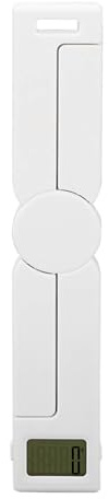 balanza de cocina digital plegable, compacta portátil con pantalla LCD y 5 unidades de medida - medición precisa con tara, ideal para cocina casera